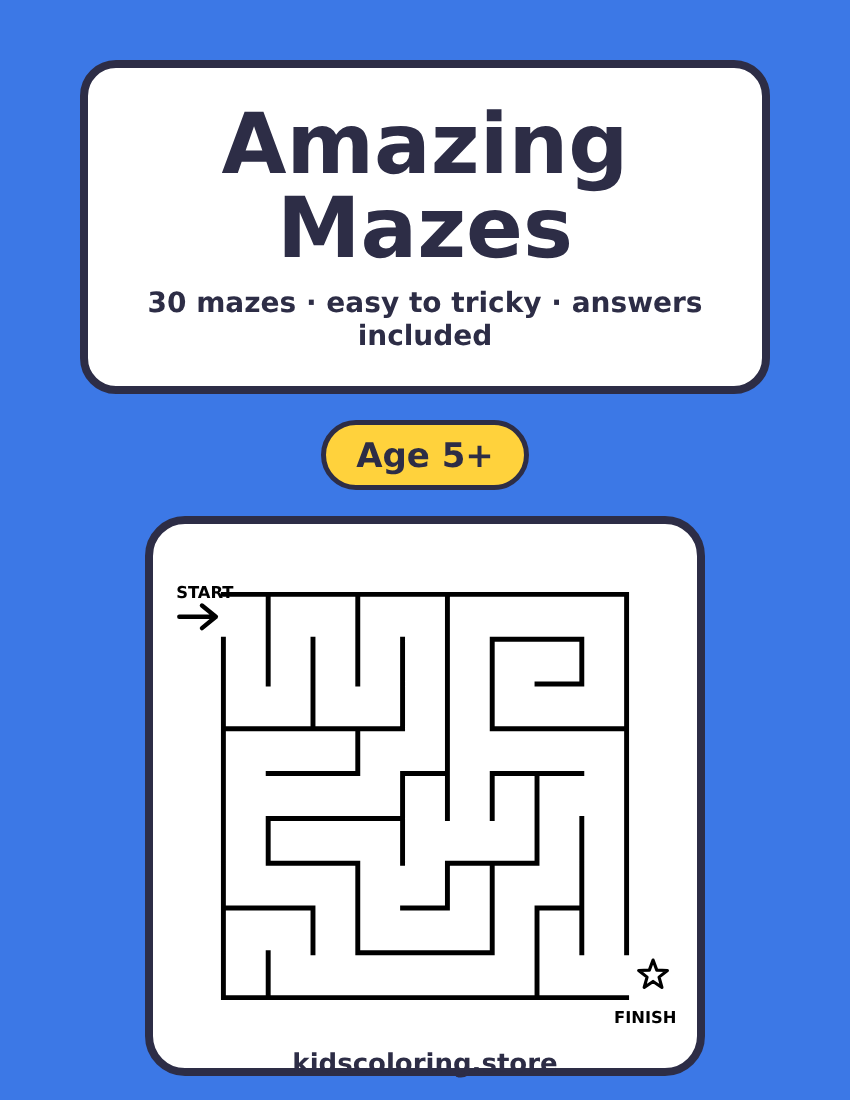 Amazing Mazes cover